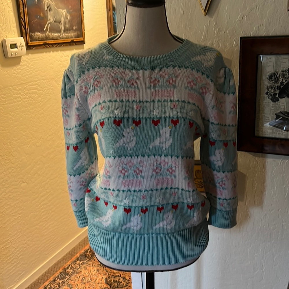 Vintage bird jumper